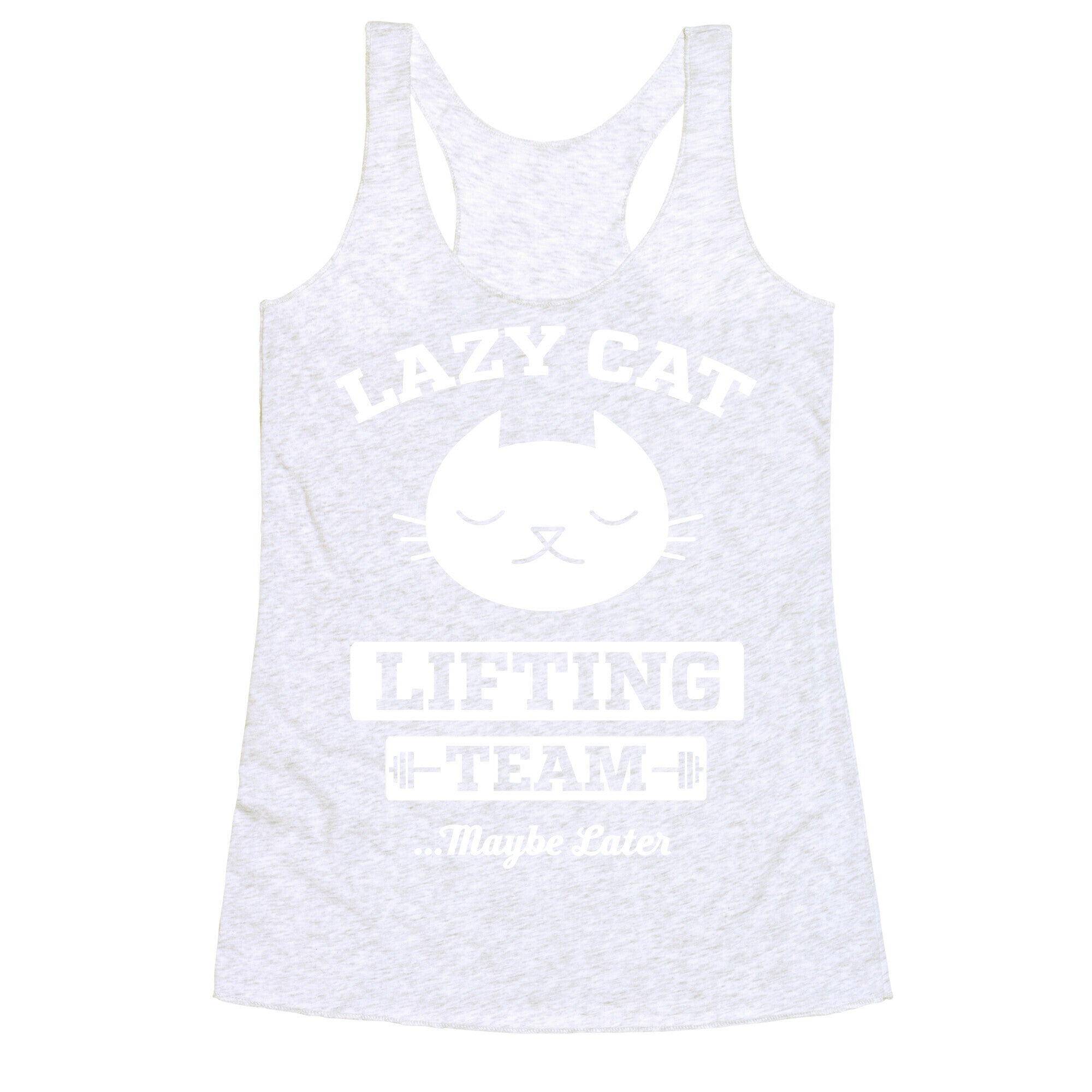 Lazy Cat Lifting Team Racerback Tank